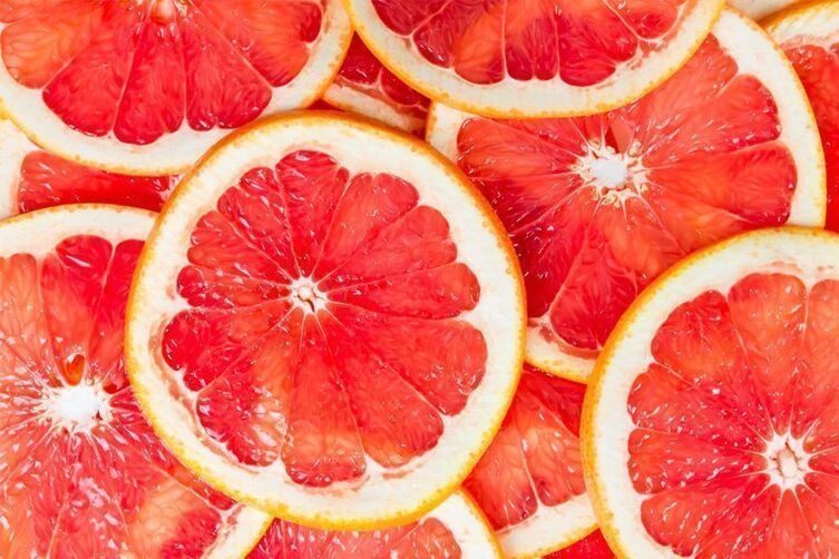 Grapefruit for weight loss of 7 kg per week