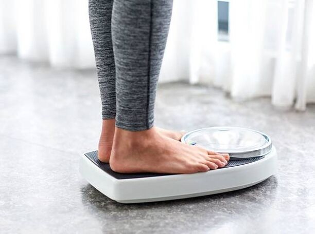 weighing in while losing weight by 5 kg per week