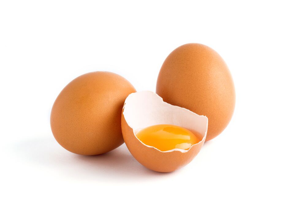 Eggs are low in calories, but satiating for a long time. 